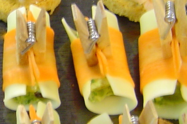 mise en bouche apéritives fromage carotte