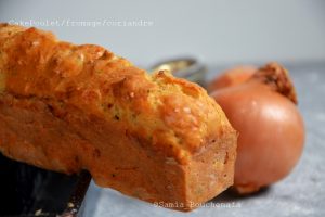 cake poulet fromage coriandre