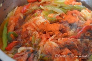 mélange poulet basquaise samia bouchenafa