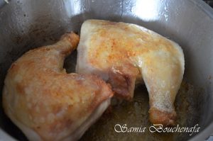 cuisson du poulet basquaises