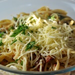 linguine italienne epinard fromage poulet tomate