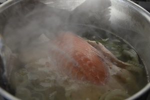 fumet poisson-gratin-de-saumon