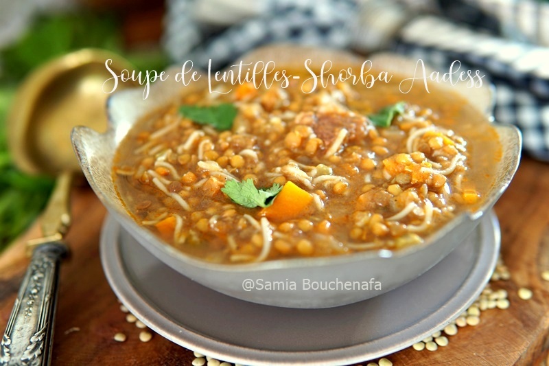 soupe algerienne lentilles